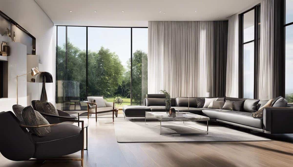 Image of a sparkling and clean home, representing a roach-free environment